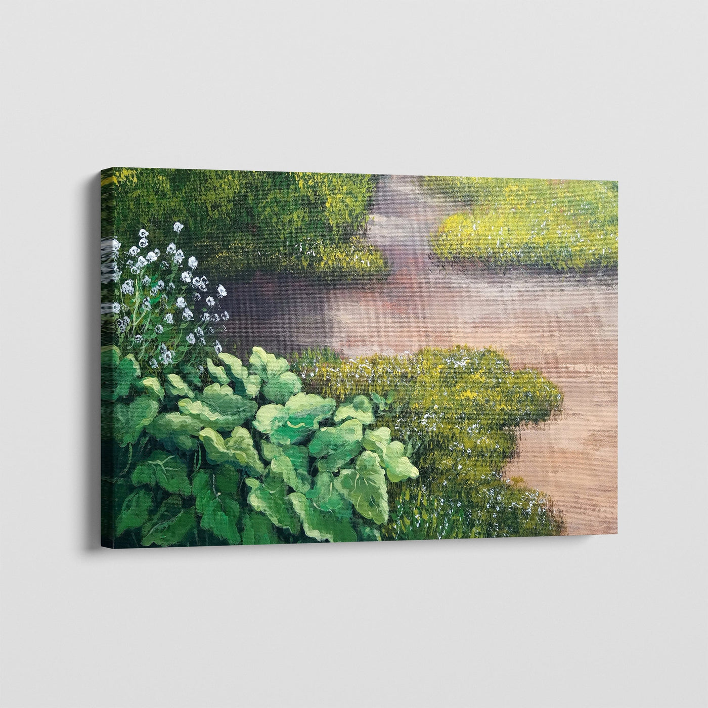 WATERCOLOR GREEN CANVAS