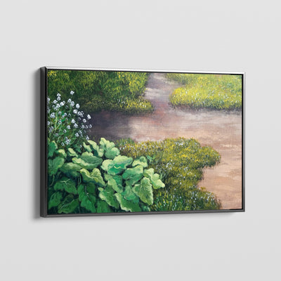 WATERCOLOR GREEN CANVAS