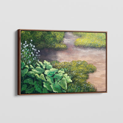 WATERCOLOR GREEN CANVAS