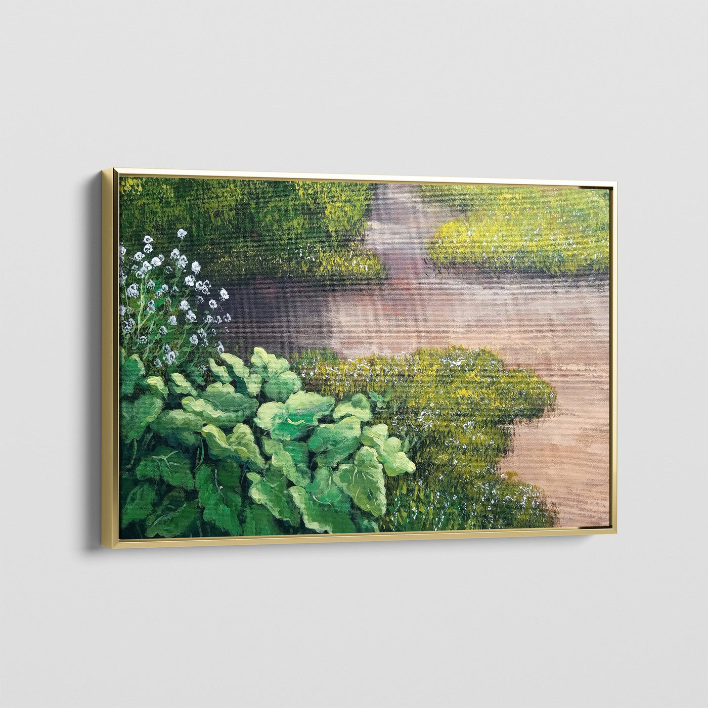 WATERCOLOR GREEN CANVAS