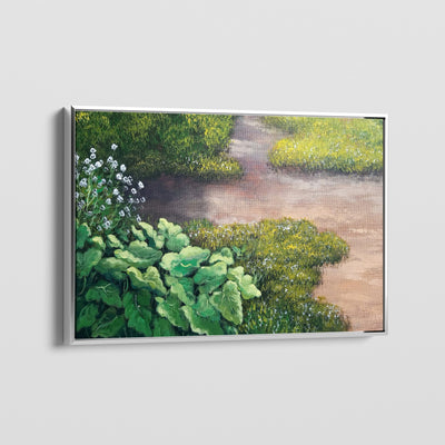 WATERCOLOR GREEN CANVAS