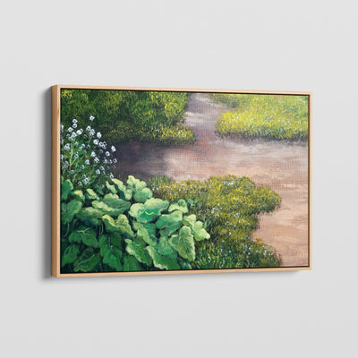 WATERCOLOR GREEN CANVAS