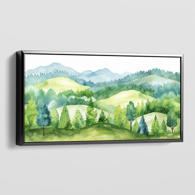 WATERCOLOR HILLS CANVAS