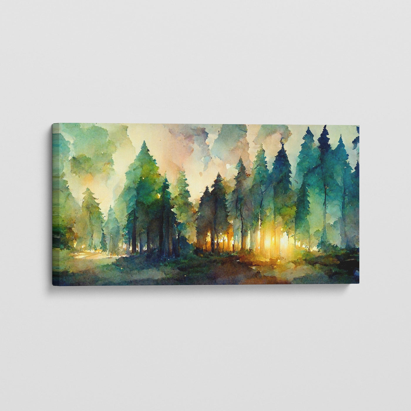 WATERCOLOR SUNSET CANVAS