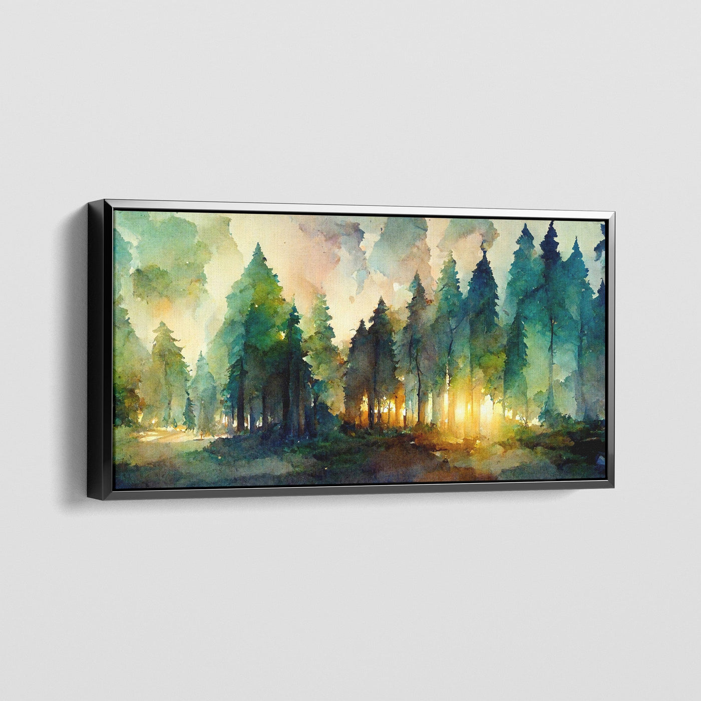 WATERCOLOR SUNSET CANVAS