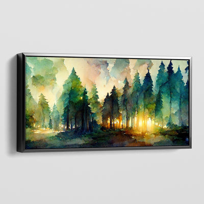 WATERCOLOR SUNSET CANVAS