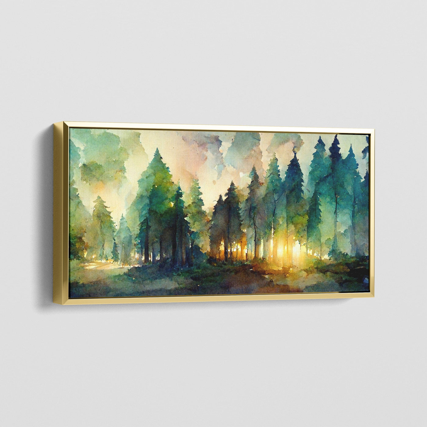 WATERCOLOR SUNSET CANVAS