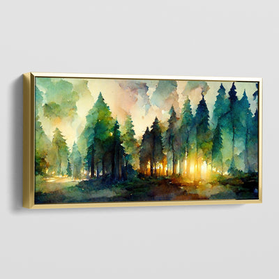 WATERCOLOR SUNSET CANVAS