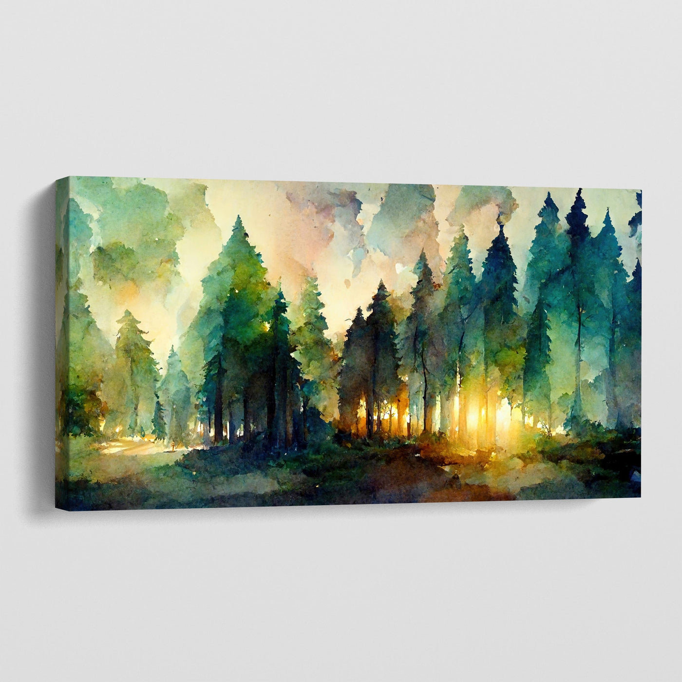 WATERCOLOR SUNSET CANVAS