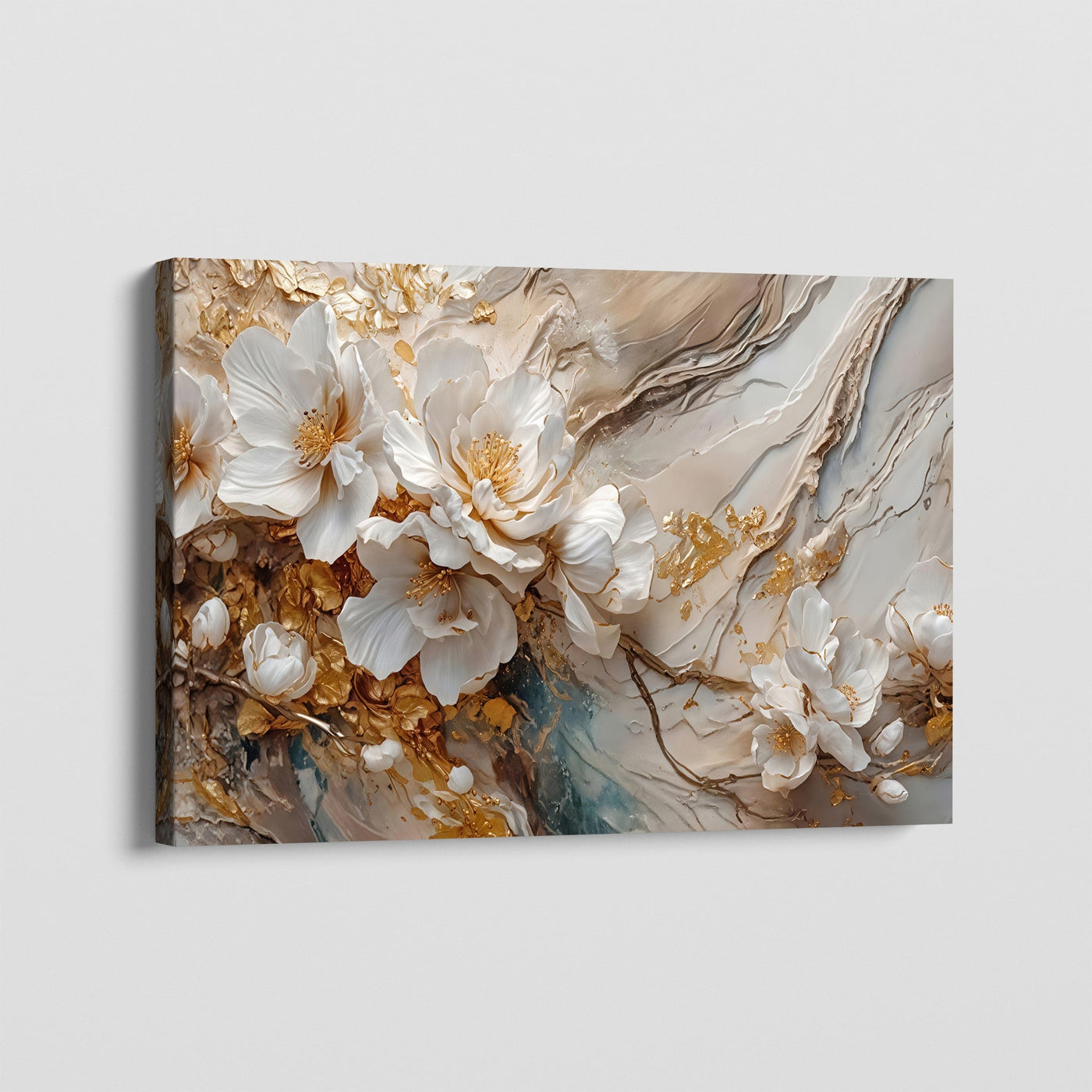 WHITE PETAL MARBLE CANVAS