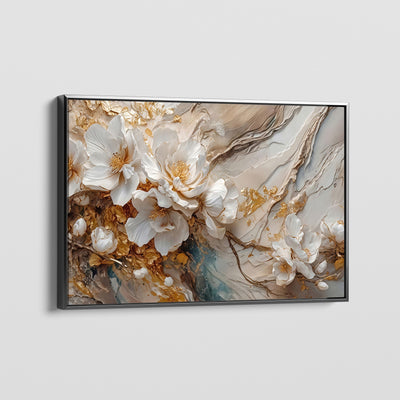 WHITE PETAL MARBLE CANVAS