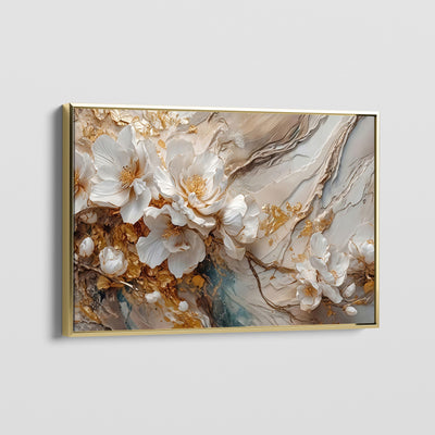 WHITE PETAL MARBLE CANVAS