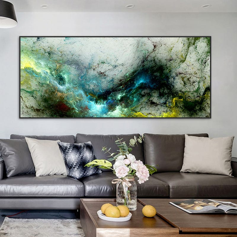 BLUE OCEAN EXPLOSION CANVAS