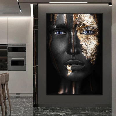 NOIR GOLD QUEEN CANVAS