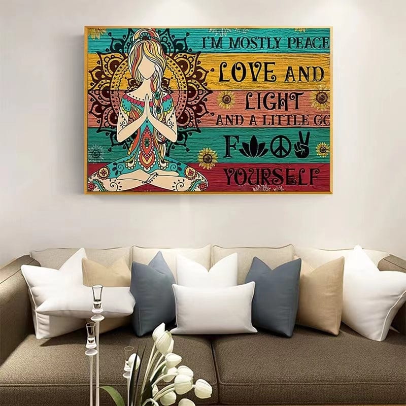 PEACE & LOVE CANVAS