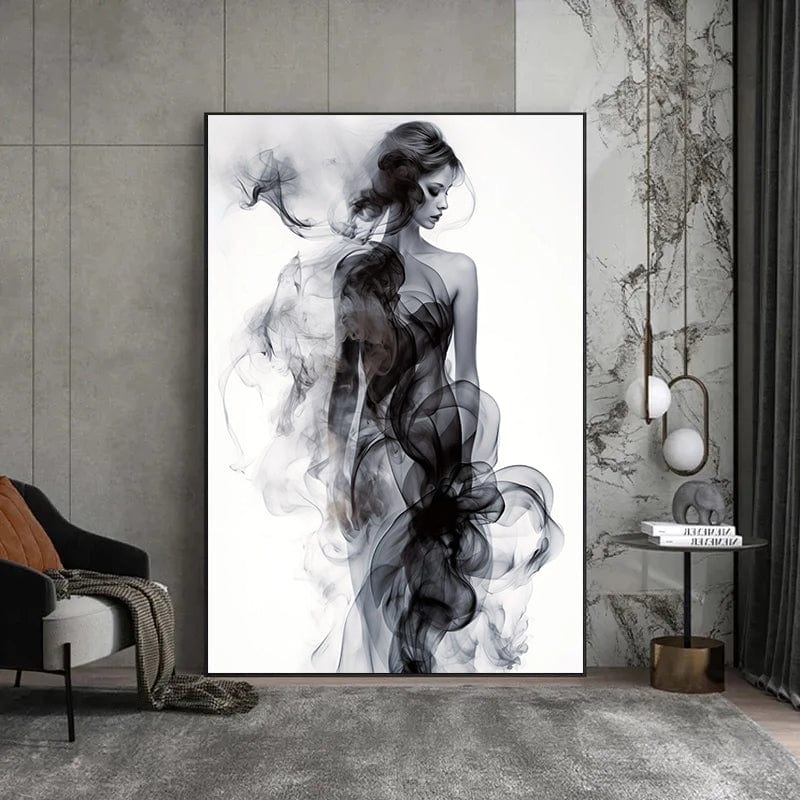 SMOKE LADY SILHOUETTE - XL+