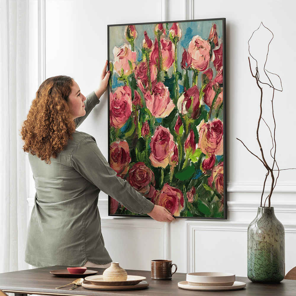 Abstrct Roses ABSTRACT ROSES – Crib of Art