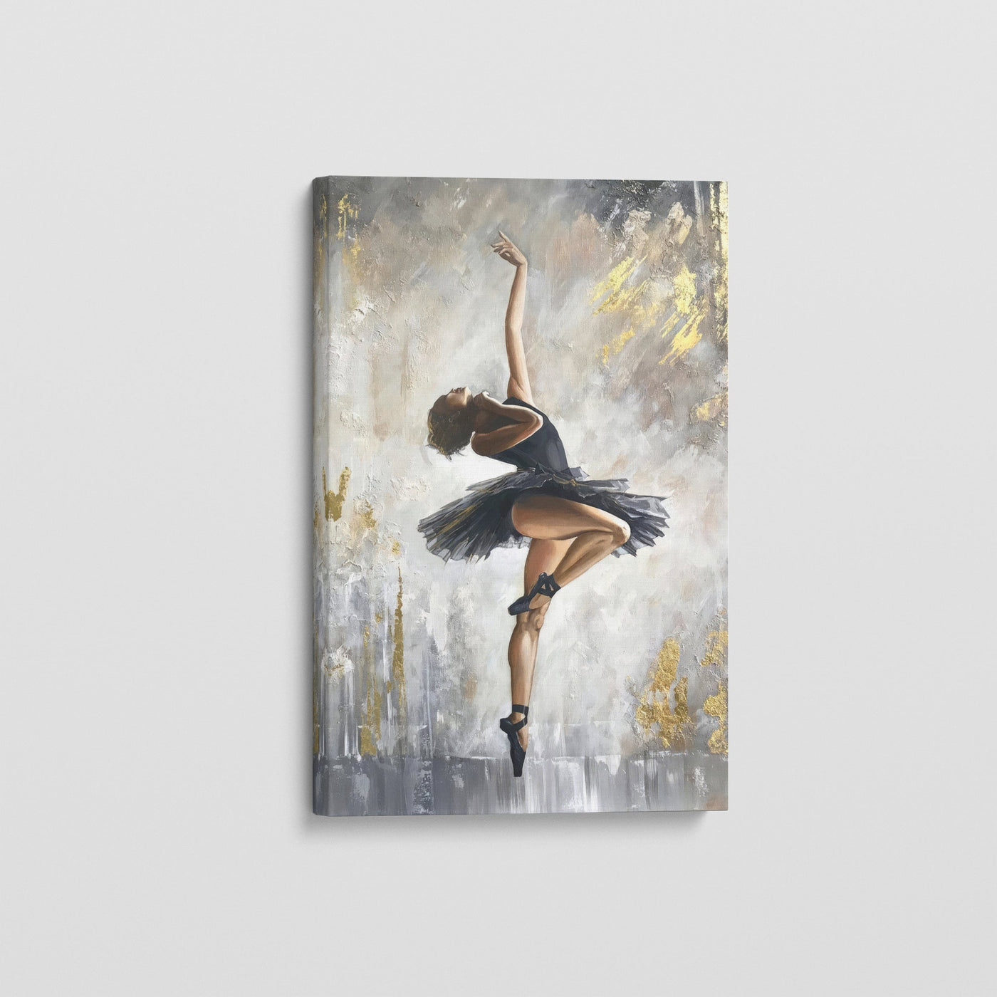 ABSTRACT BALLET DANCER CANVAS