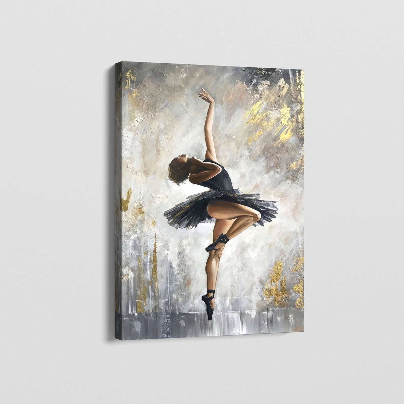 ABSTRACT BALLET DANCER CANVAS