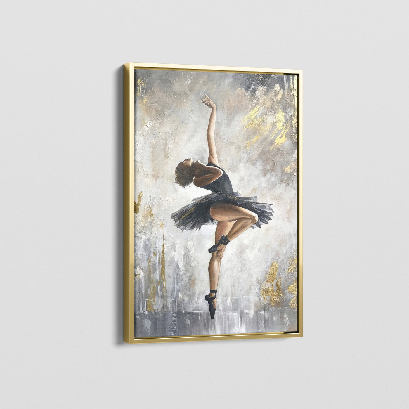 ABSTRACT BALLET DANCER CANVAS