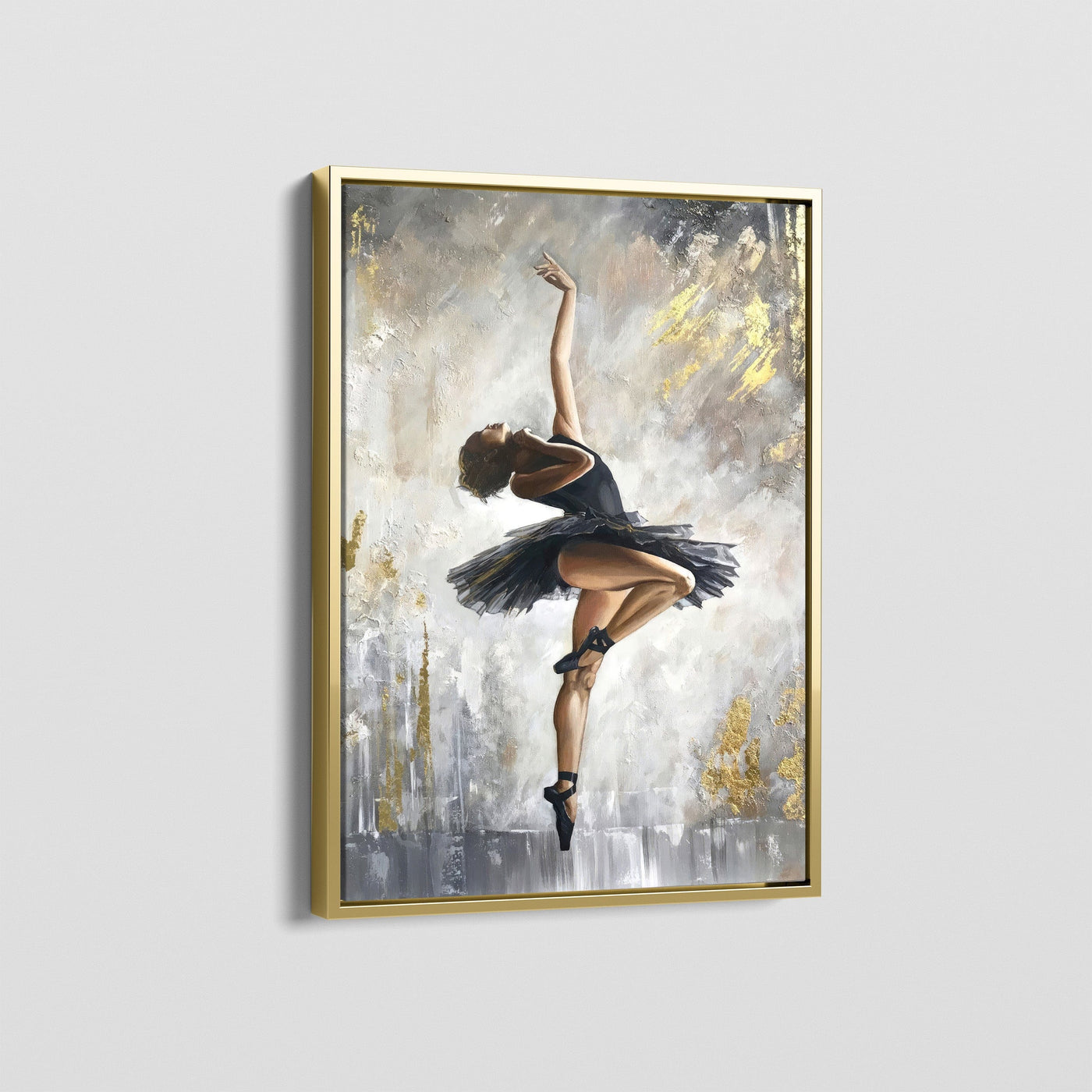 ABSTRACT BALLET DANCER CANVAS