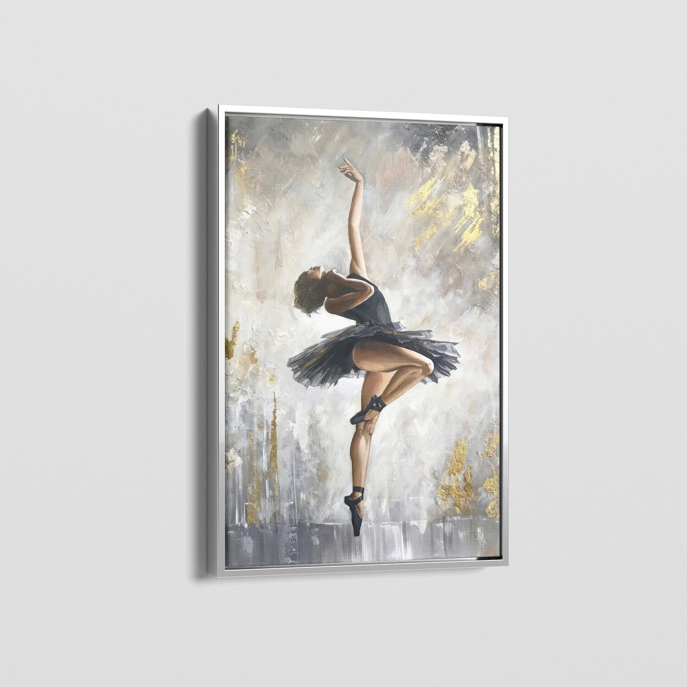 ABSTRACT BALLET DANCER CANVAS