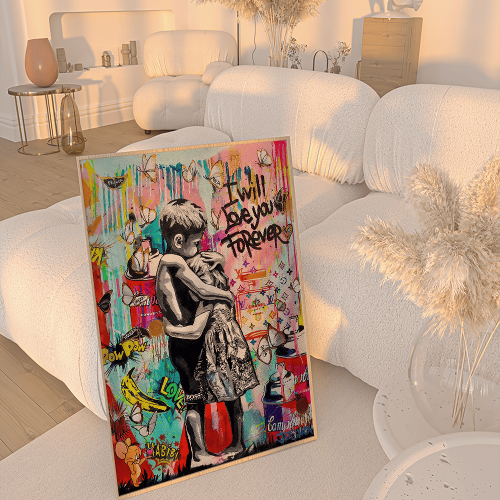 BANKSY I WILL LOVE YOU FOREVER – Crib of Art