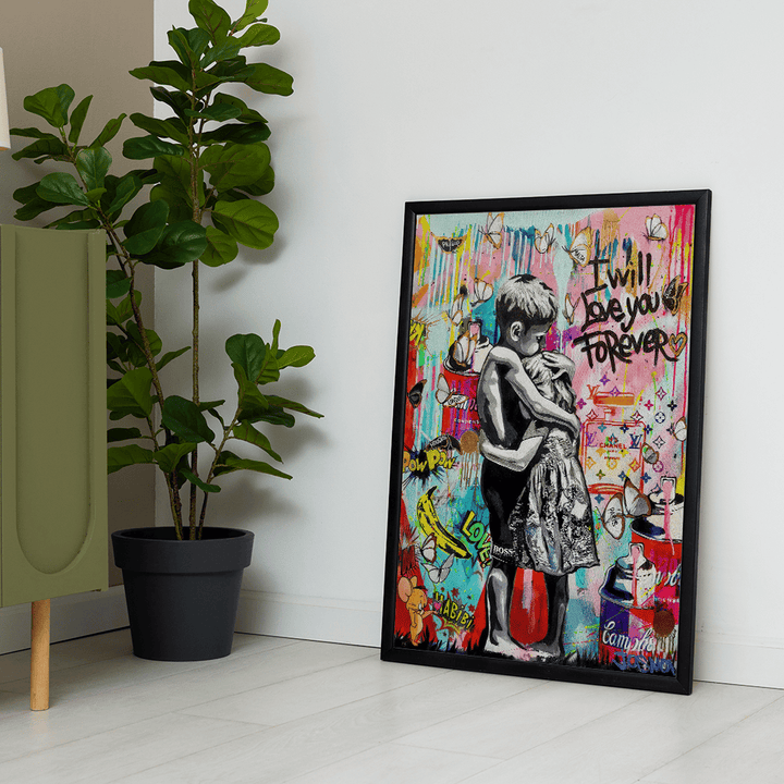 BANKSY I WILL LOVE YOU FOREVER – Crib of Art