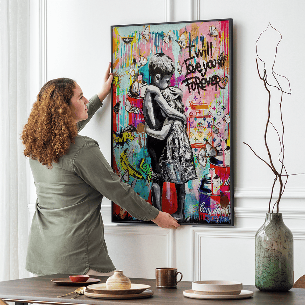 BANKSY I WILL LOVE YOU FOREVER – Crib of Art