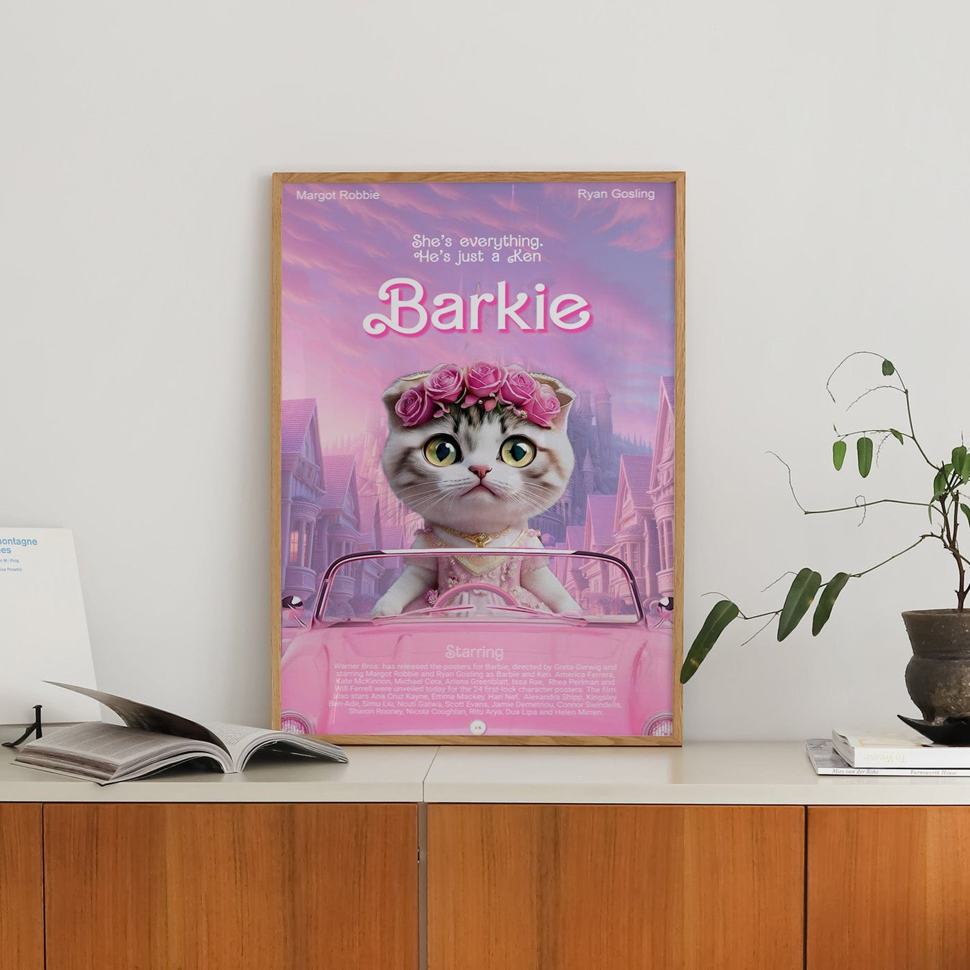 Custom Barbie Film Pet Portrait