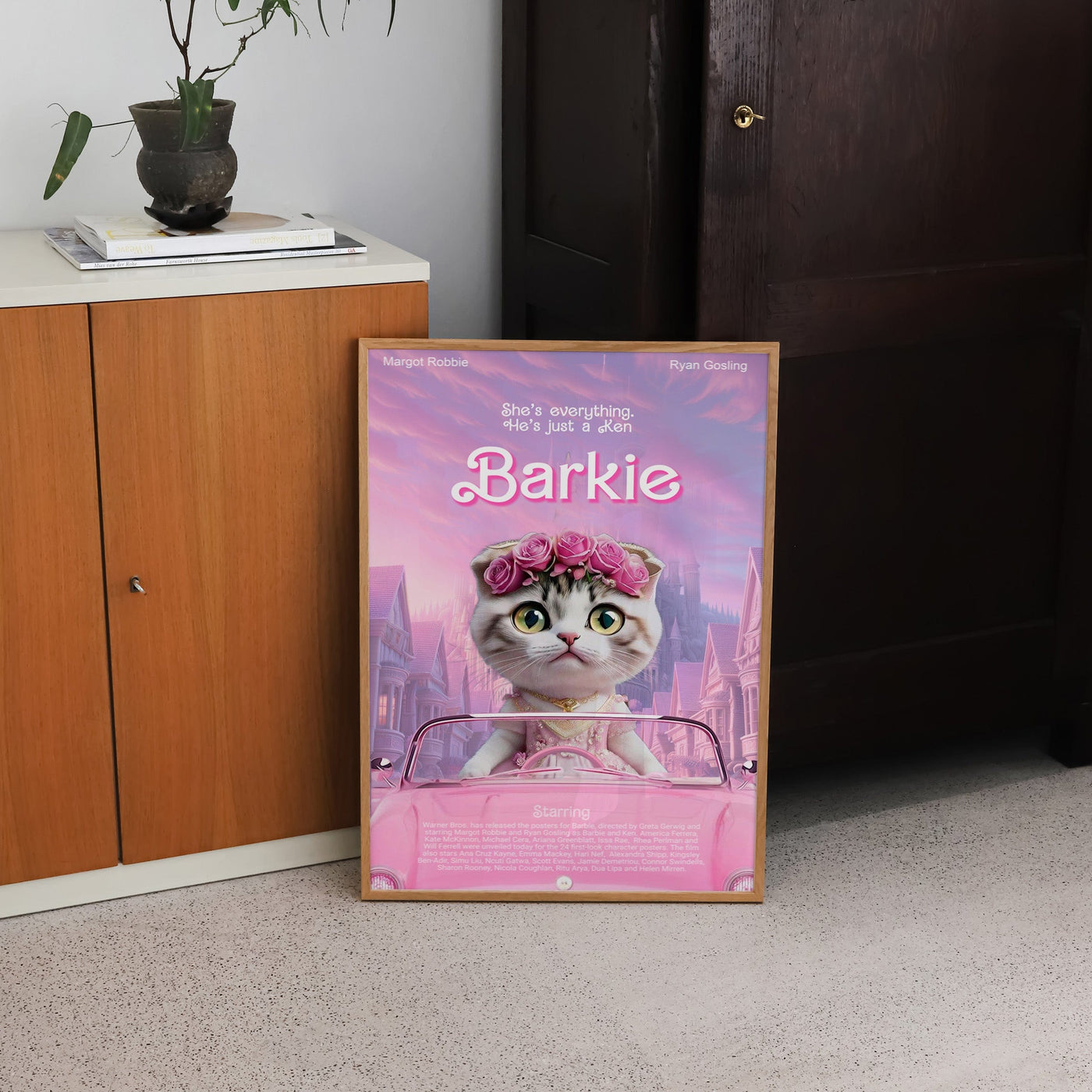 Custom Barbie Film Pet Portrait