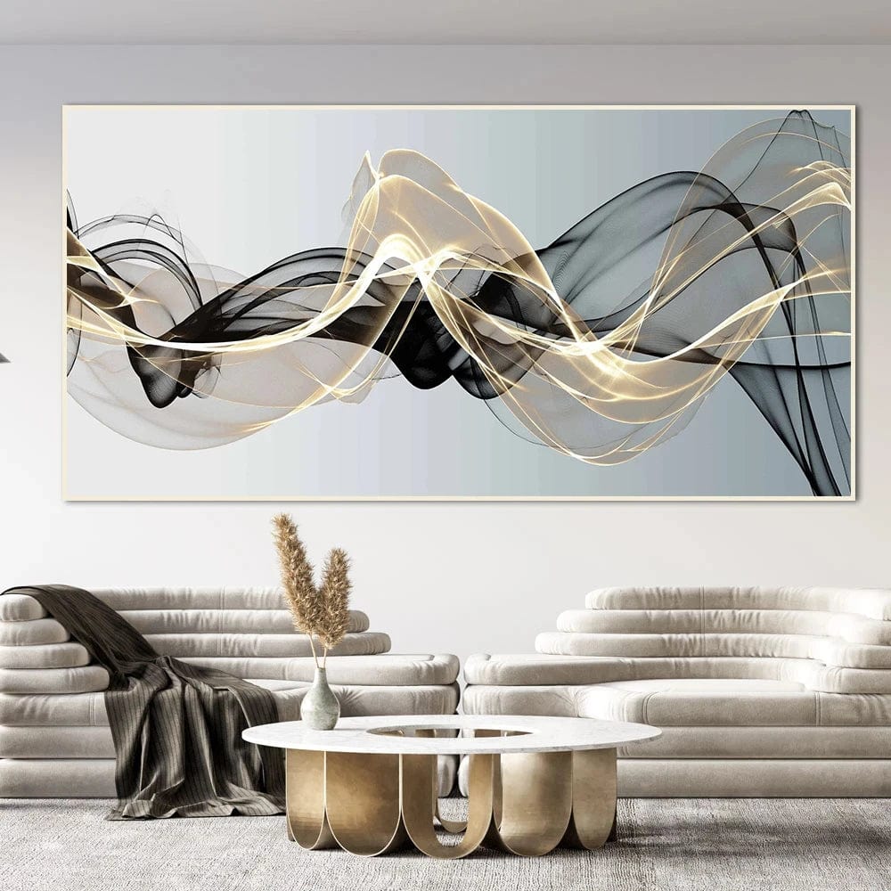 GOLDEN SMOKE CANVAS