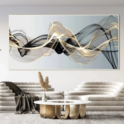 GOLDEN SMOKE CANVAS