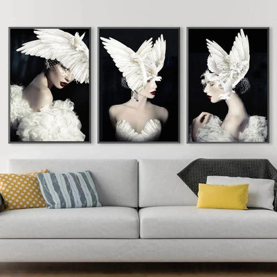 EXQUISITE PLUMES CANVAS