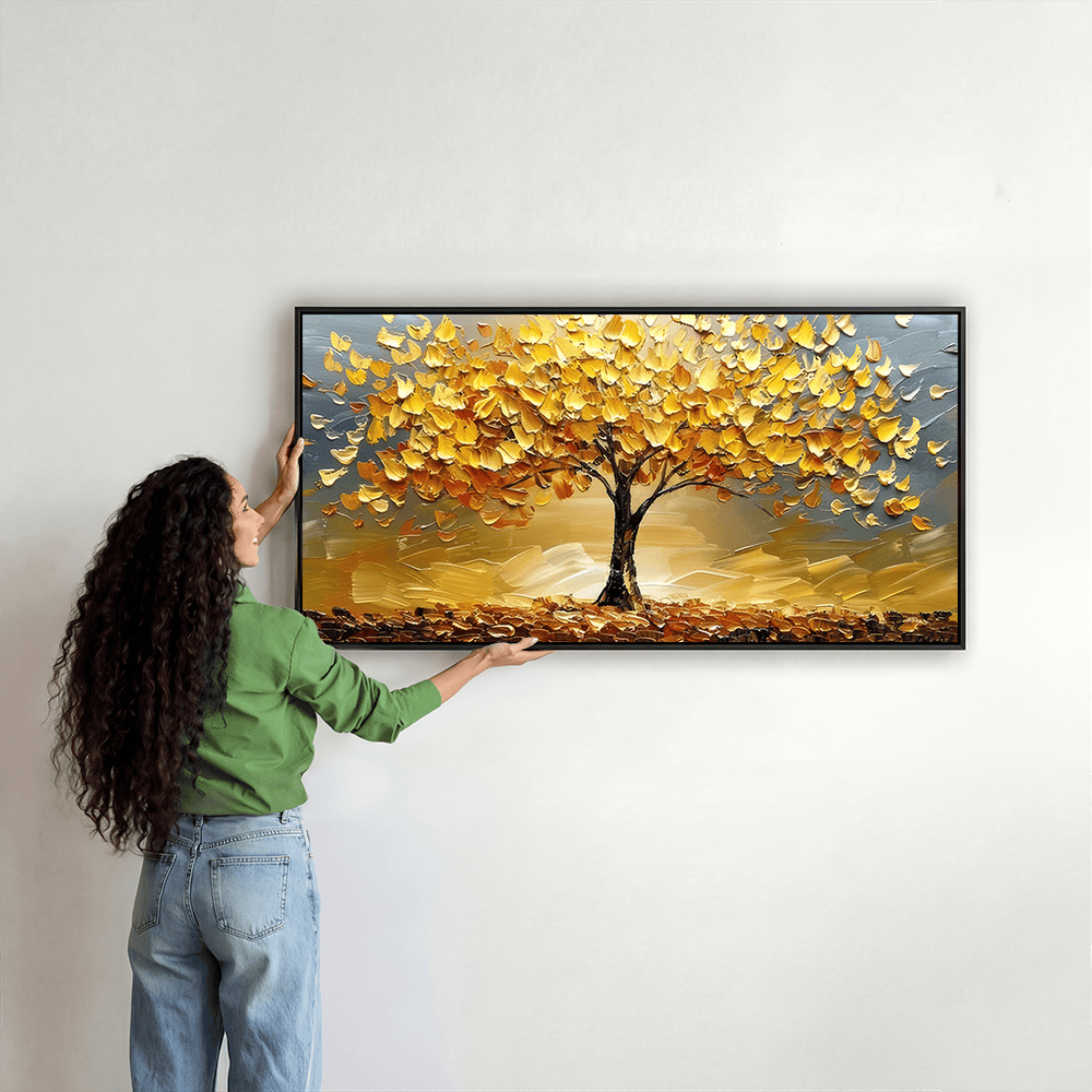 GOLD TREE SUNSET – Crib of Art