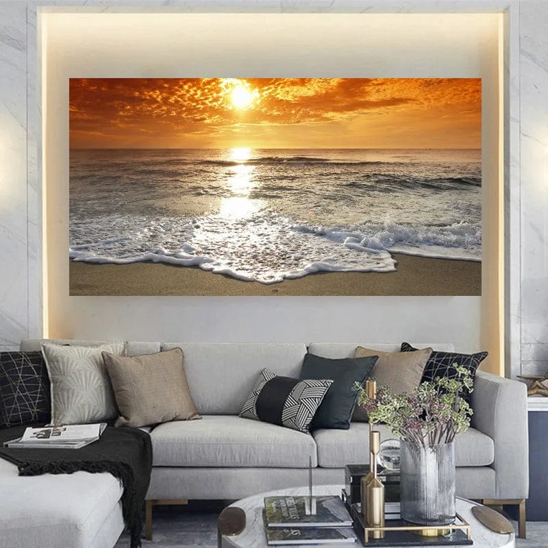 GOLD SUNSET CANVAS