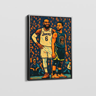 LBJ & CHEF CURRY CANVAS