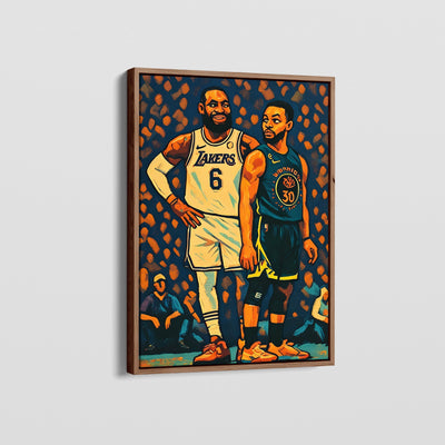 LBJ & CHEF CURRY CANVAS