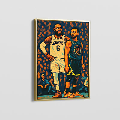 LBJ & CHEF CURRY CANVAS