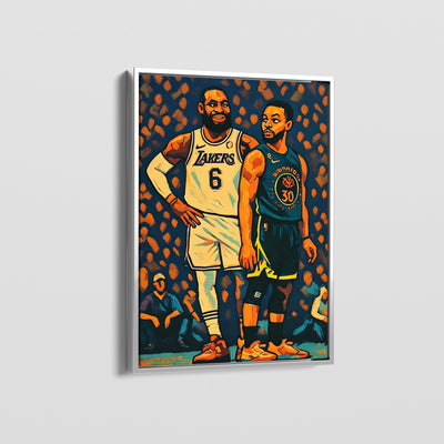 LBJ & CHEF CURRY CANVAS
