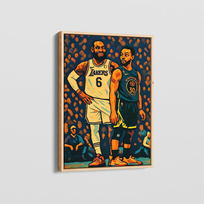 LBJ & CHEF CURRY CANVAS