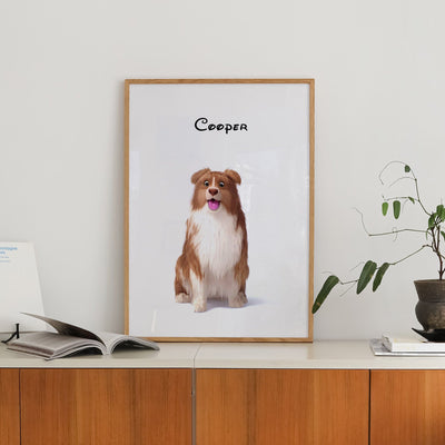 Custom Cartoons Portrait - One Pet