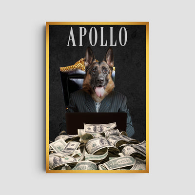 Custom Scarface Film Pet Portrait