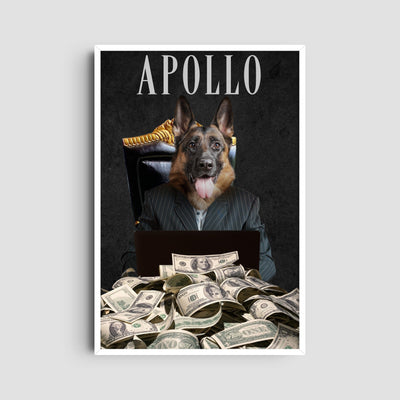 Custom Scarface Film Pet Portrait