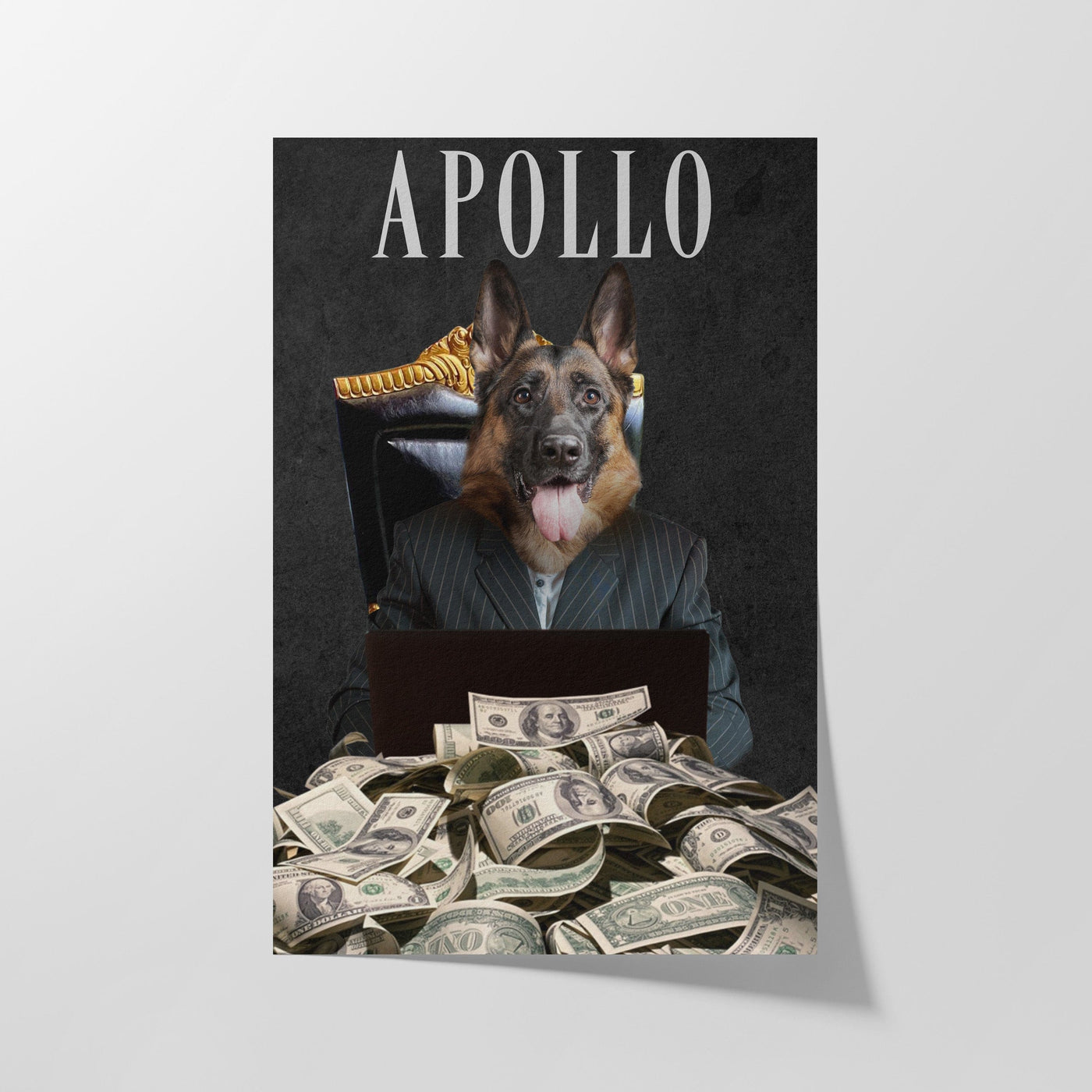 Custom Scarface Film Pet Portrait