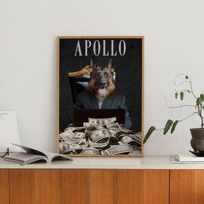 Custom Scarface Film Pet Portrait