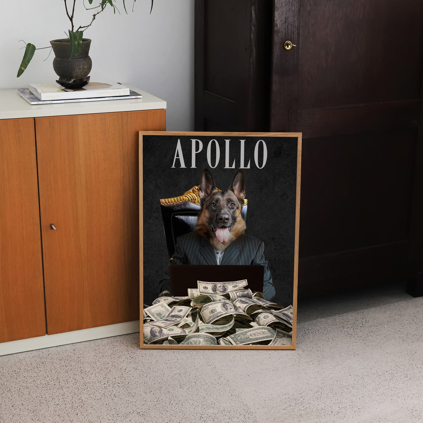 Custom Scarface Film Pet Portrait