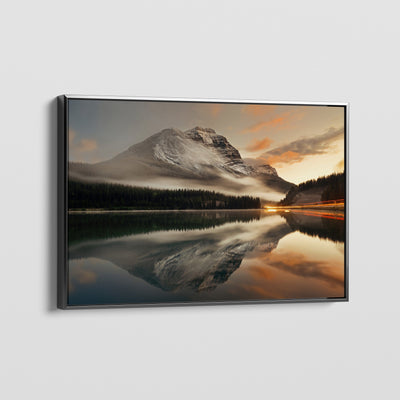 MISTY MOUNTAIN LAKE CANVAS