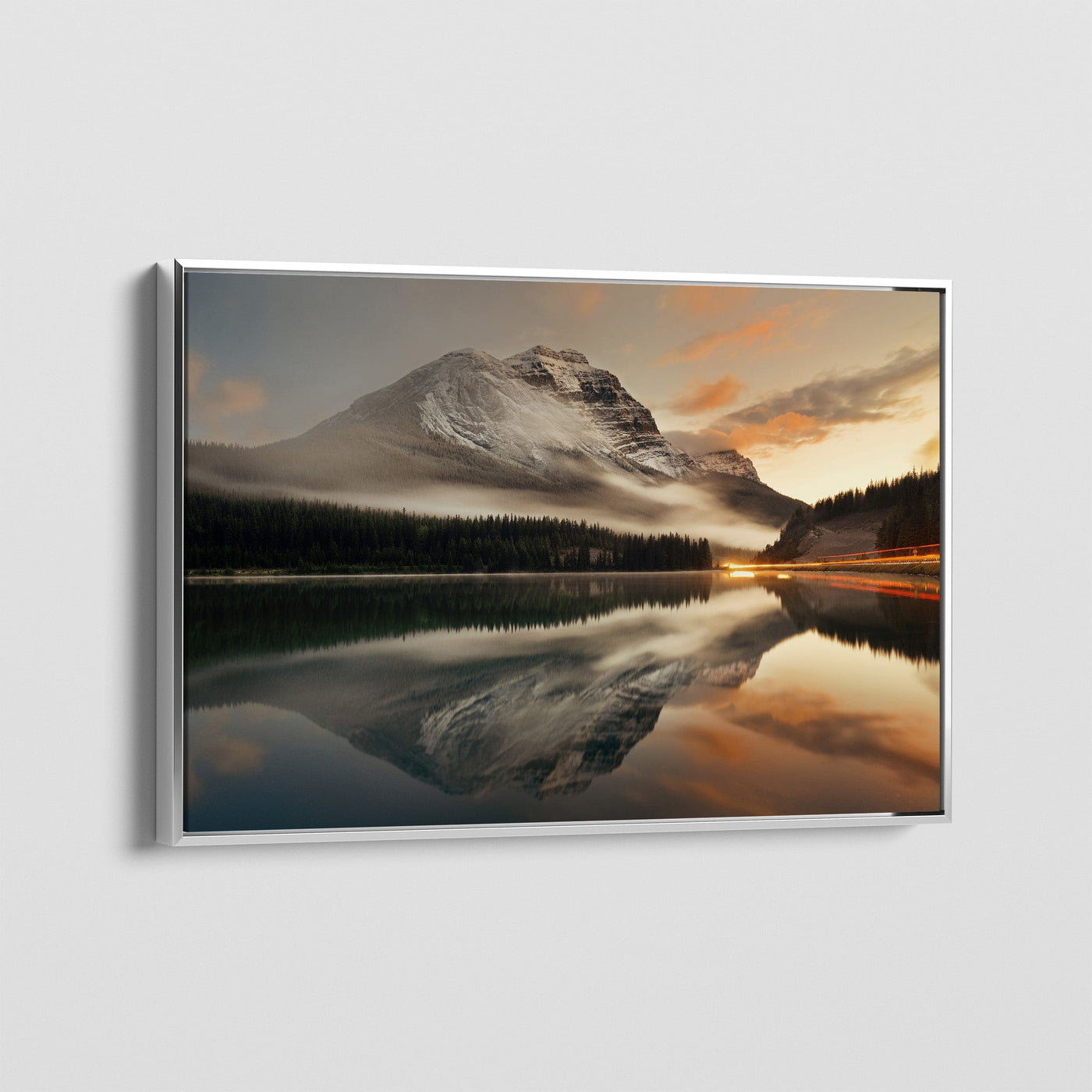MISTY MOUNTAIN LAKE CANVAS