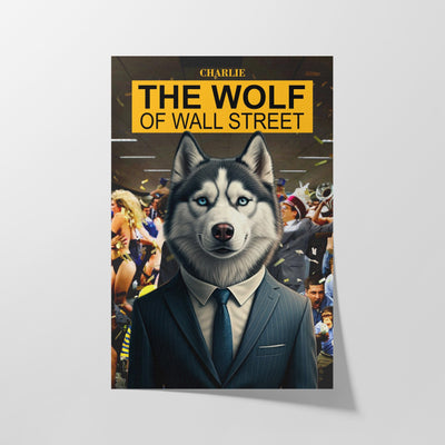 Custom The Wolf of Wall Street Film Pet Portrait